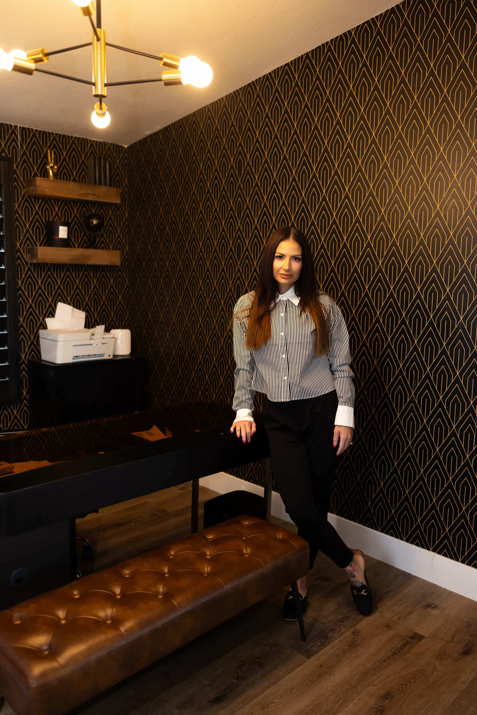 Amanda Fritscher in her office